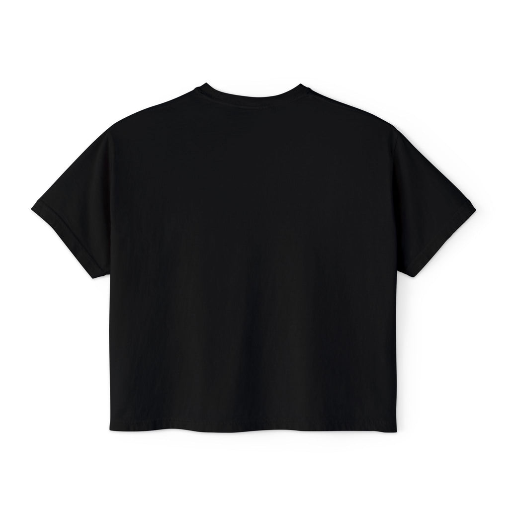 Disciplina > Excusas Boxy Tee — Minimal Spanish Motivational Crop Top