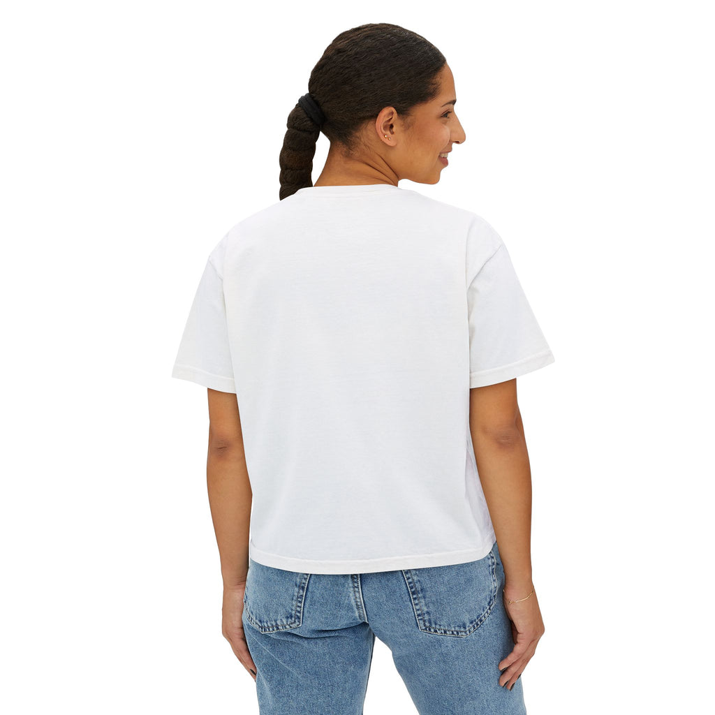 Disciplina > Excusas Boxy Tee — Minimal Spanish Motivational Crop Top