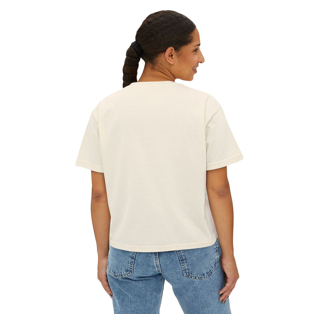 Disciplina > Excusas Boxy Tee — Minimal Spanish Motivational Crop Top