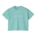 Disciplina > Excusas Boxy Tee — Minimal Spanish Motivational Crop Top