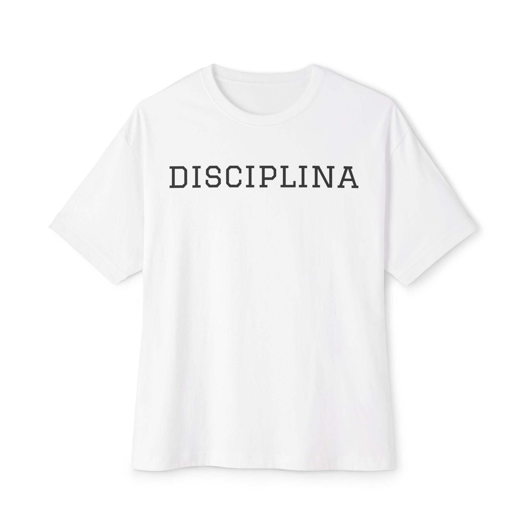 Disciplina Tee — Minimal Discipline Graphic T‑Shirt