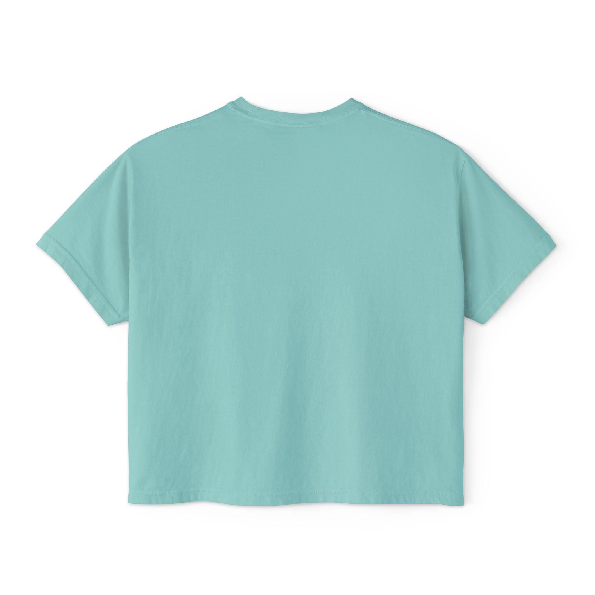 Disciplina > Excusas Boxy Tee — Minimal Spanish Motivational Crop Top