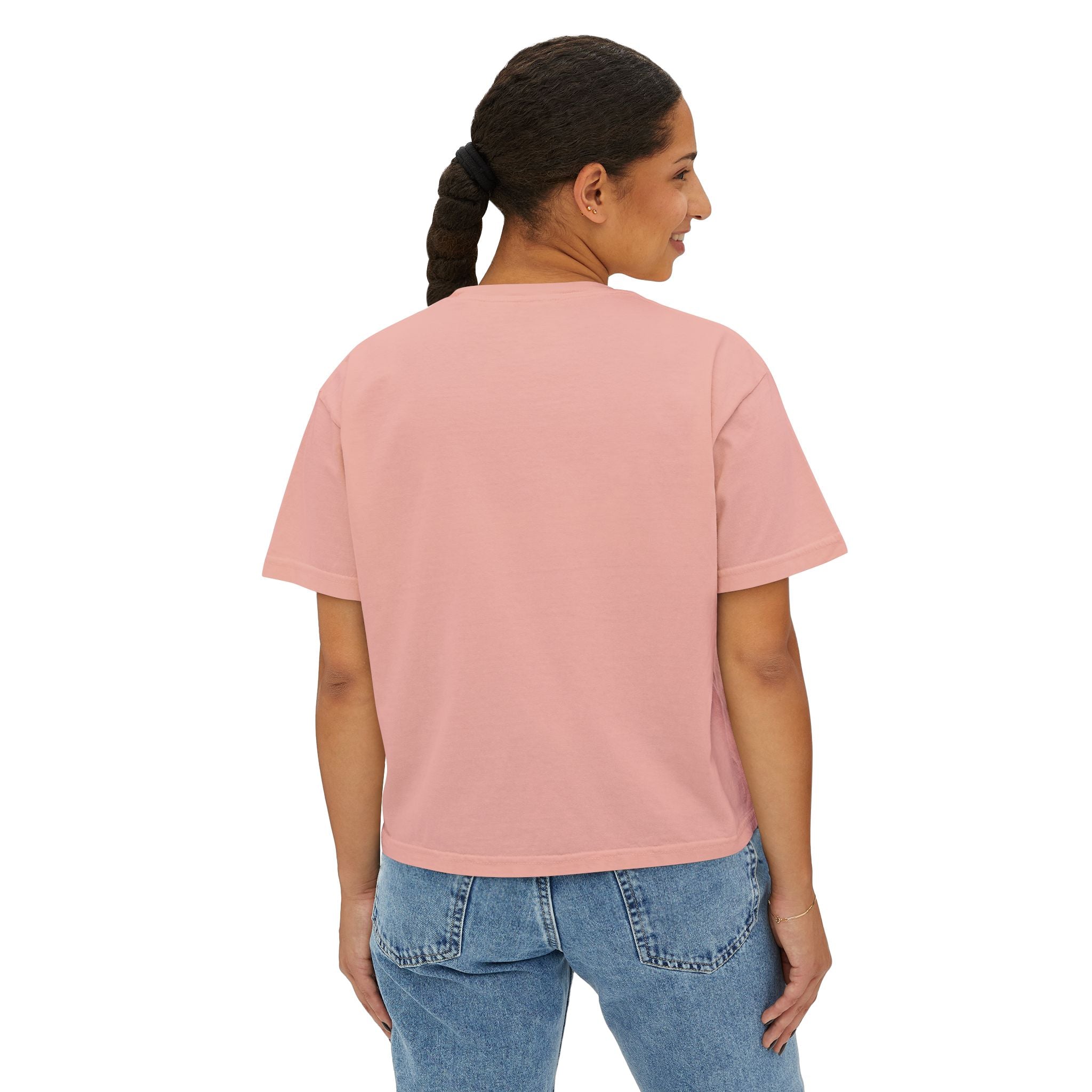 Disciplina > Excusas Boxy Tee — Minimal Spanish Motivational Crop Top